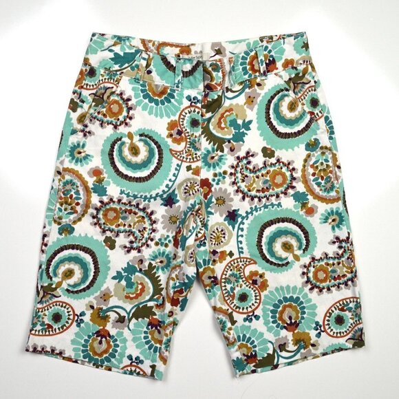 Tyler Boe Pants - Tyler Boe Paisley Floral Bermuda Shorts